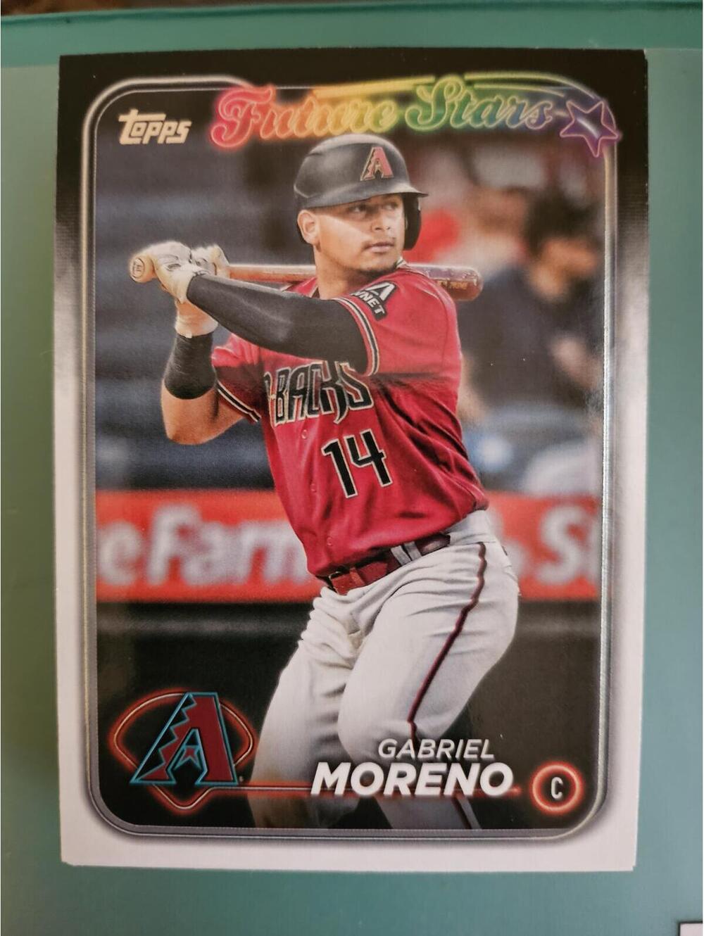 2024 Topps Series 1 Future Stars Gabriel Moreno (RC) Arizona Diamondbacks #268